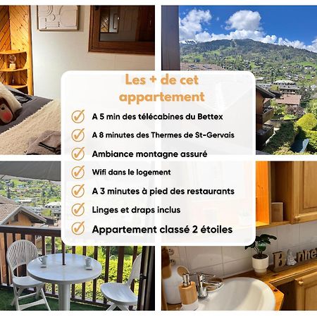Ski Ou Thermes? Un Appt Cabine Avec Vue Magnifique Saint-Gervais-les-Bains Esterno foto