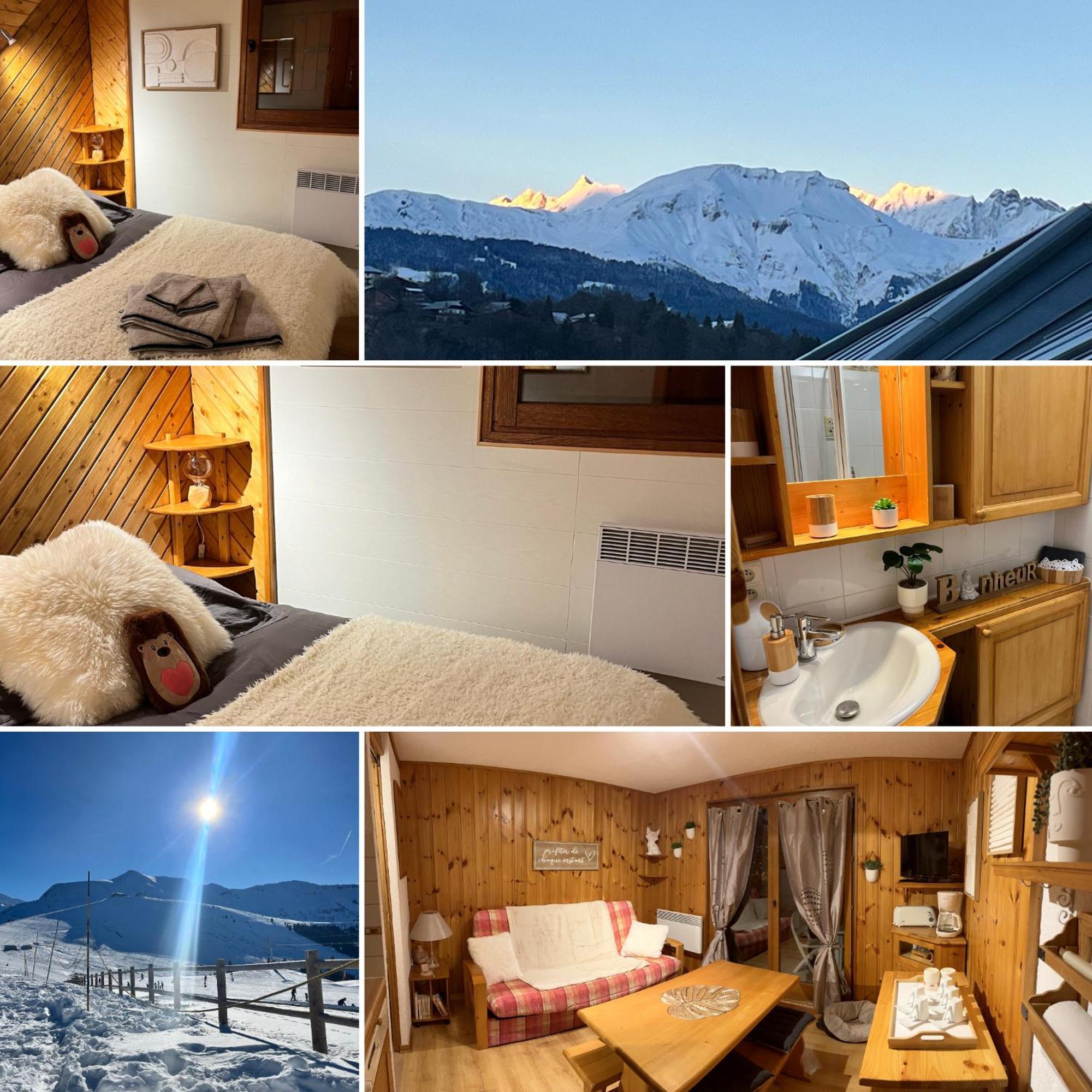 Ski Ou Thermes? Un Appt Cabine Avec Vue Magnifique Saint-Gervais-les-Bains Esterno foto